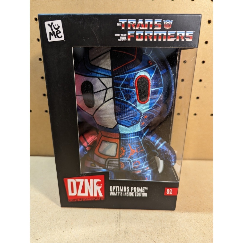 YUME DZNR Transformers Optimus Prime What's Inside Edition 01 Plush Figure NEW